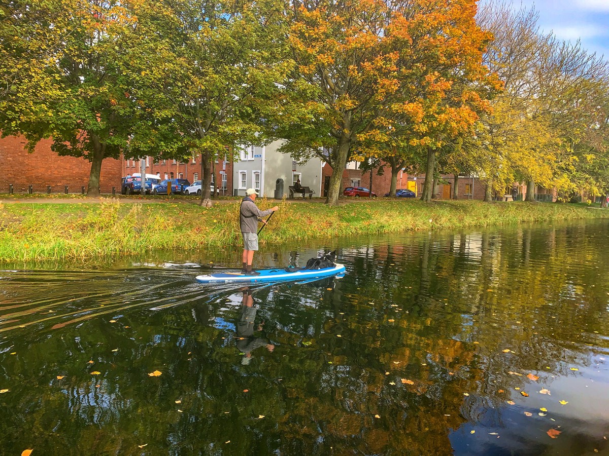MAN AND HIS DOG ON THE GRAND CANAL 002